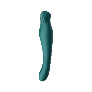 Смартвібратор-пульсатор для точки G Zalo &mdash; King Turquoise Green, зелений