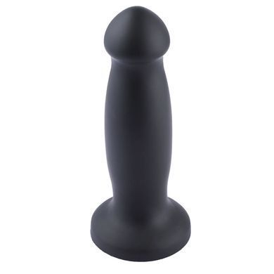 Силіконовий фалоімітатор для секс-машин Hismith 7.2" Black Silicone Anal Dildo, чорний
