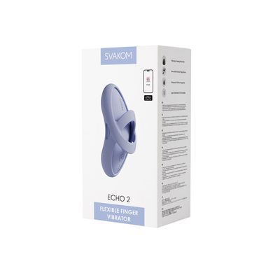 Смарт-вібратор для клітора Svakom Echo 2 Sky Blue, блакитний