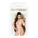 Комплект з прозорим пеньюаром та мініатюрними стрінгами Penthouse - Midnight Mirage Rose S/L, Рожевий